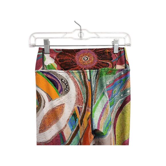 Debbie Dannheisser Leggings Nicole's Abstract Art Deco Sz M Hippie Boho Disco - Picture 3 of 11